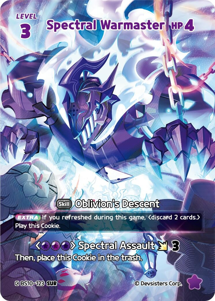Image for Spectral Warmaster (SUR) (BS10-123) (BS10-BS11) - CookieRun: Braverse TCG