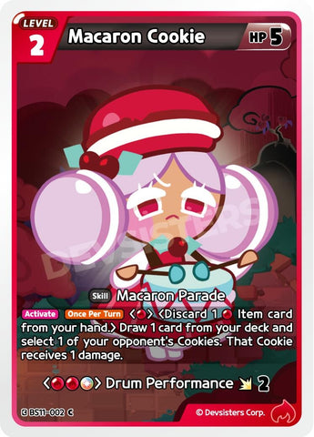 Image for Macaron Cookie (BS11-002) (BS10-BS11) - CookieRun: Braverse TCG