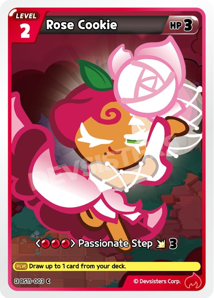 Image for Rose Cookie (BS11-003) (BS10-BS11) - CookieRun: Braverse TCG