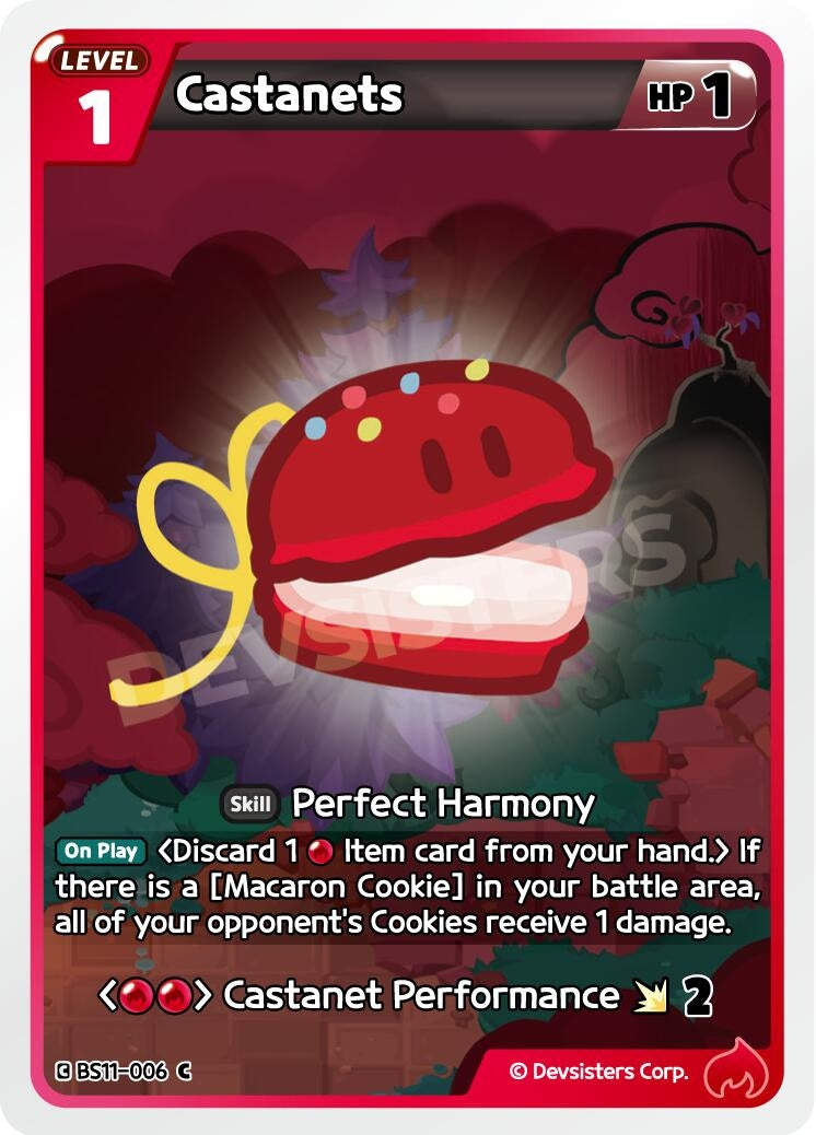 Image for Castanets (BS11-006) (BS10-BS11) - CookieRun: Braverse TCG