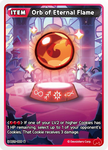Image for Orb of Eternal Flame (BS11-009) (BS10-BS11) - CookieRun: Braverse TCG