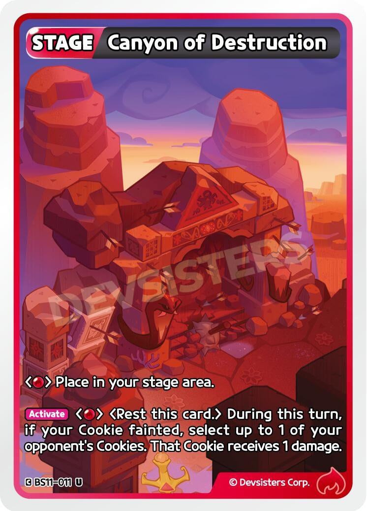 Image for Canyon of Destruction (BS11-011) (BS10-BS11) - CookieRun: Braverse TCG