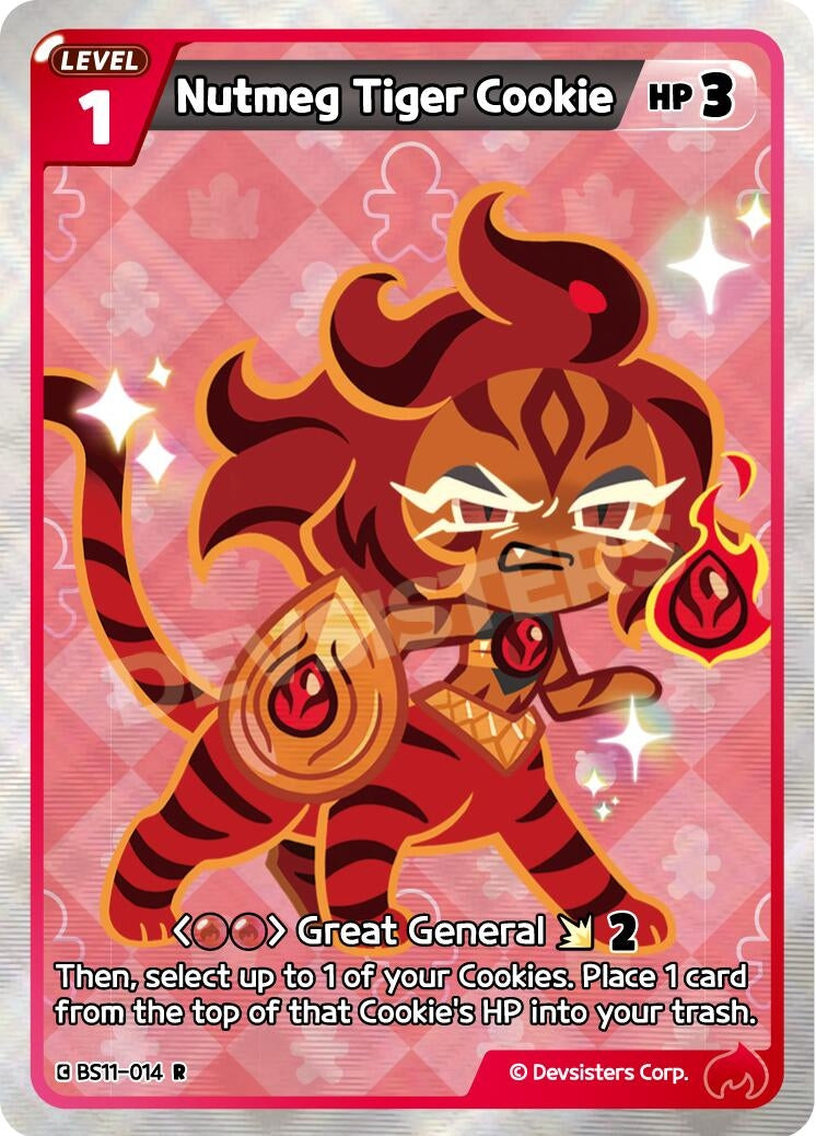 Image for Nutmeg Tiger Cookie (BS11-014) (BS10-BS11) - CookieRun: Braverse TCG