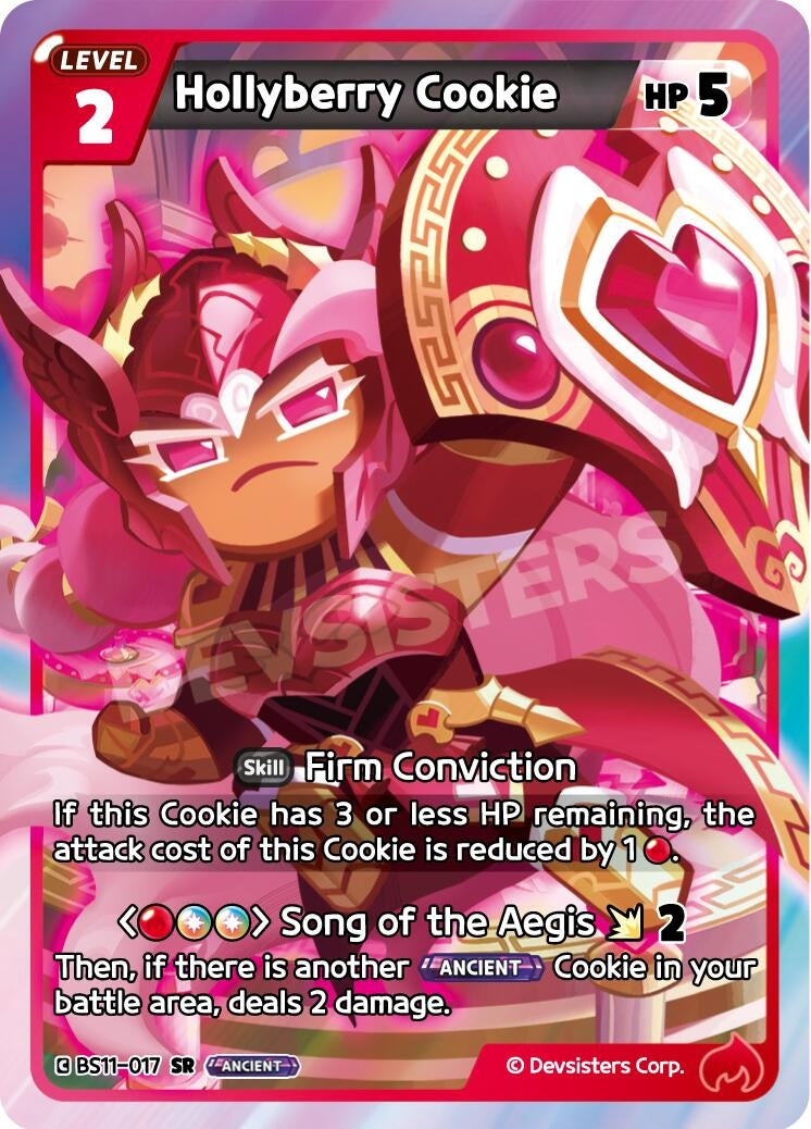 Image for Hollyberry Cookie (017) (BS11-017) (BS10-BS11) - CookieRun: Braverse TCG