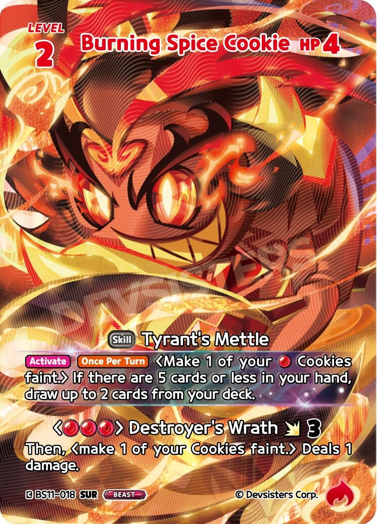 Image for Burning Spice Cookie (SUR) (BS11-018) (BS10-BS11) - CookieRun: Braverse TCG