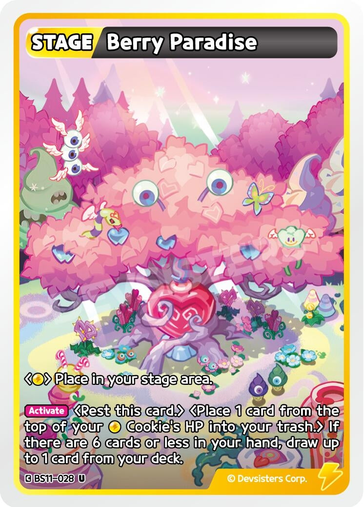 Image for Berry Paradise (BS11-028) (BS10-BS11) - CookieRun: Braverse TCG