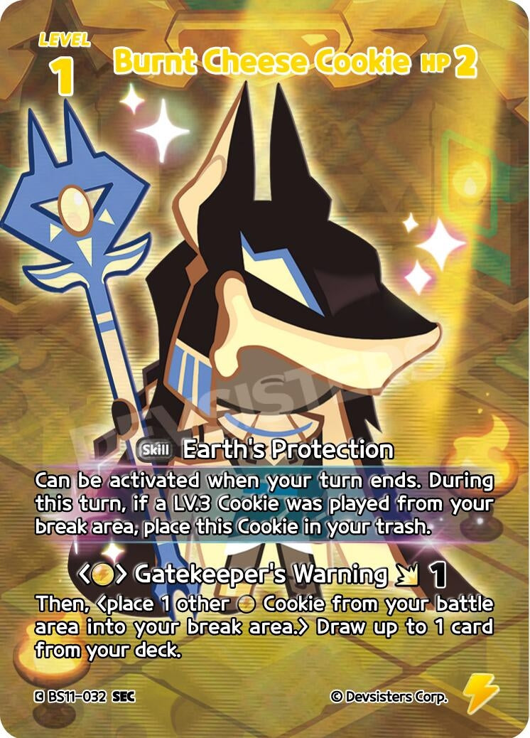 Image for Burnt Cheese Cookie (SEC) (BS11-032) (BS10-BS11) - CookieRun: Braverse TCG