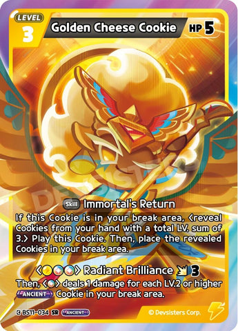 Image for Golden Cheese Cookie (BS11-034) (BS10-BS11) - CookieRun: Braverse TCG