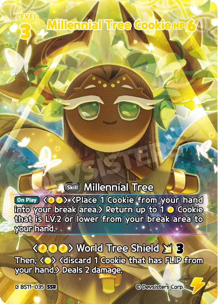 Image for Millennial Tree Cookie (SSR) (BS11-035) (BS10-BS11) - CookieRun: Braverse TCG