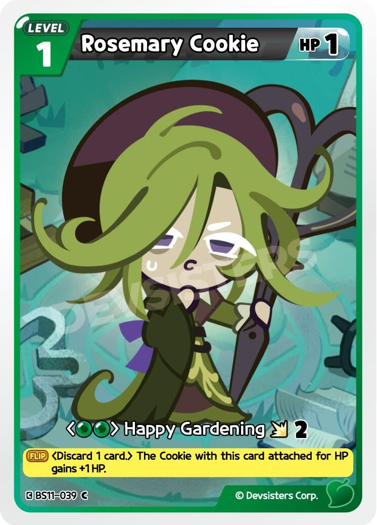 Image for Rosemary Cookie (BS11-039) (BS10-BS11) - CookieRun: Braverse TCG