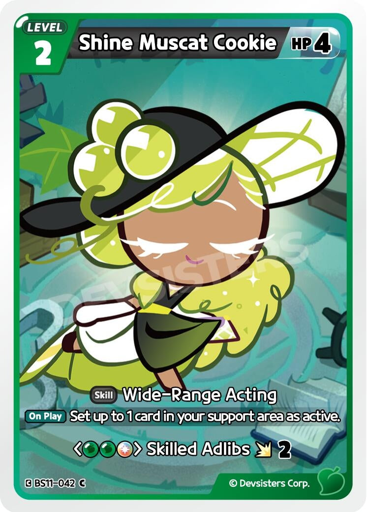 Image for Shine Muscat Cookie (042) (BS11-042) (BS10-BS11) - CookieRun: Braverse TCG