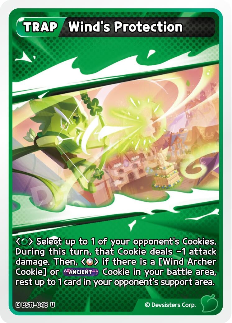 Image for Wind's Protection (BS11-048) (BS10-BS11) - CookieRun: Braverse TCG