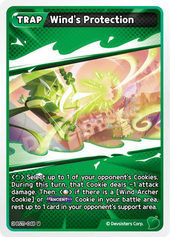 Image for Wind's Protection (BS11-048) (BS10-BS11) - CookieRun: Braverse TCG