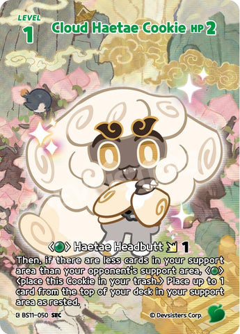 Image for Cloud Haetae Cookie (SEC) (BS11-050) (BS10-BS11) - CookieRun: Braverse TCG