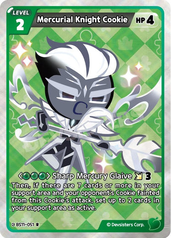 Image for Mercurial Knight Cookie (051) (BS11-051) (BS10-BS11) - CookieRun: Braverse TCG