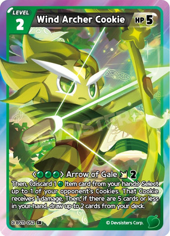 Image for Wind Archer Cookie (BS11-052) (BS10-BS11) - CookieRun: Braverse TCG