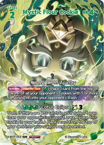 Image for Mystic Flour Cookie (SUR) (BS11-053) (BS10-BS11) - CookieRun: Braverse TCG