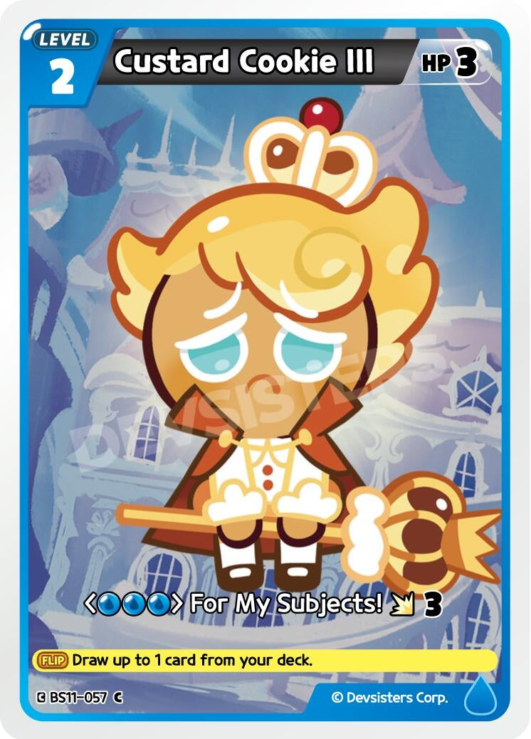 Image for Custard Cookie III (057) (BS11-057) (BS10-BS11) - CookieRun: Braverse TCG