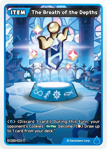 Image for The Breath of the Depths (BS11-064) (BS10-BS11) - CookieRun: Braverse TCG