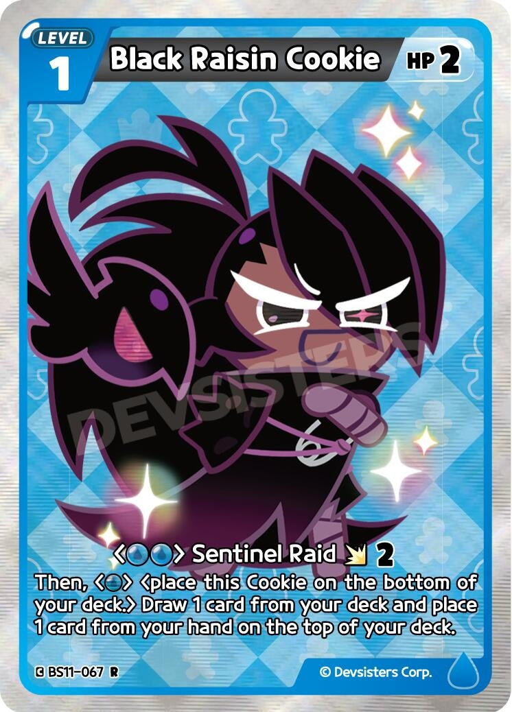 Image for Black Raisin Cookie (BS11-067) (BS10-BS11) - CookieRun: Braverse TCG