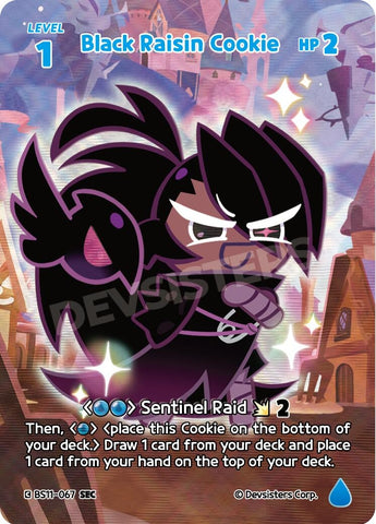 Image for Black Raisin Cookie (SEC) (BS11-067) (BS10-BS11) - CookieRun: Braverse TCG