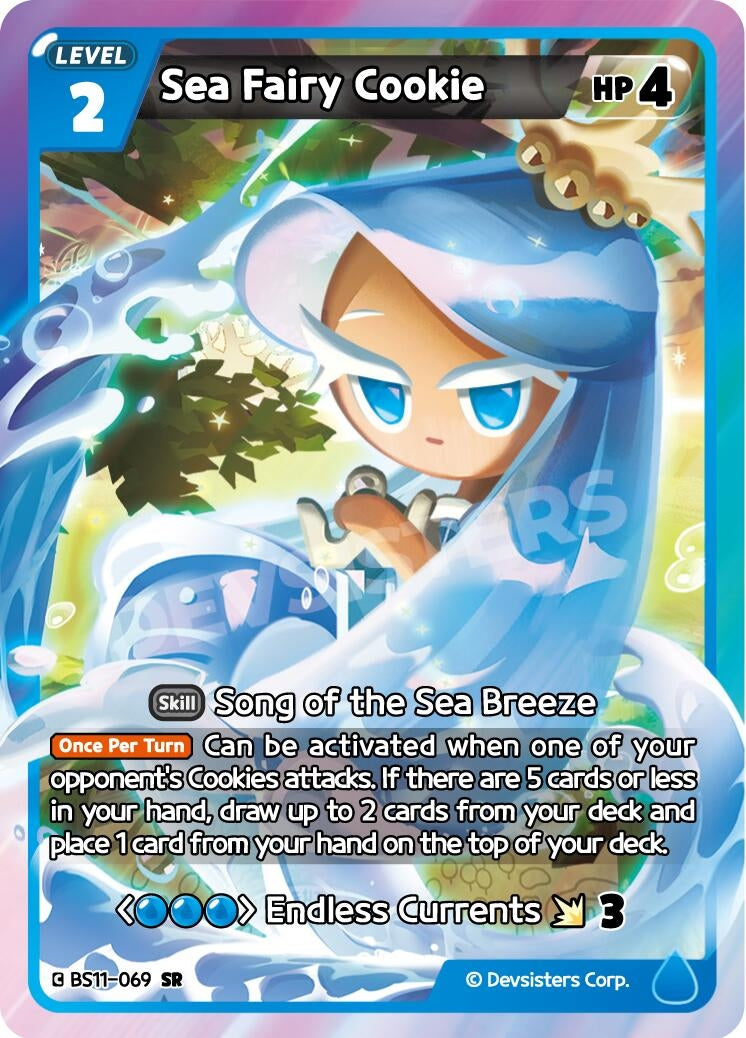 Image for Sea Fairy Cookie (BS11-069) (BS10-BS11) - CookieRun: Braverse TCG