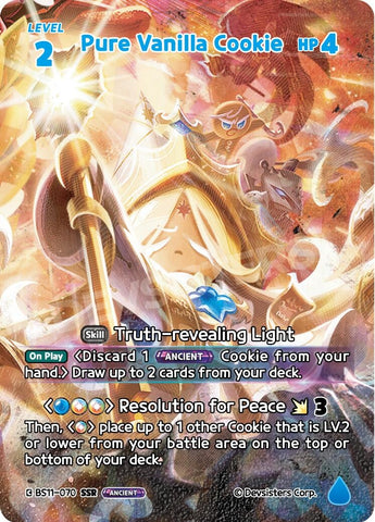 Image for Pure Vanilla Cookie (SSR) (BS11-070) (BS10-BS11) - CookieRun: Braverse TCG