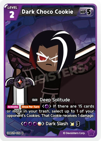 Image for Dark Choco Cookie (BS11-072) (BS10-BS11) - CookieRun: Braverse TCG