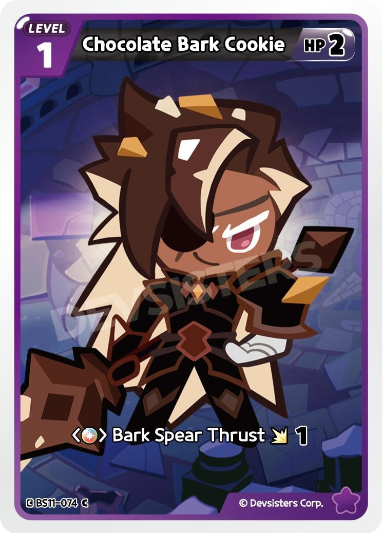 Image for Chocolate Bark Cookie (BS11-074) (BS10-BS11) - CookieRun: Braverse TCG