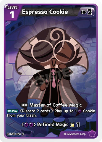 Image for Espresso Cookie (079) (BS11-079) (BS10-BS11) - CookieRun: Braverse TCG