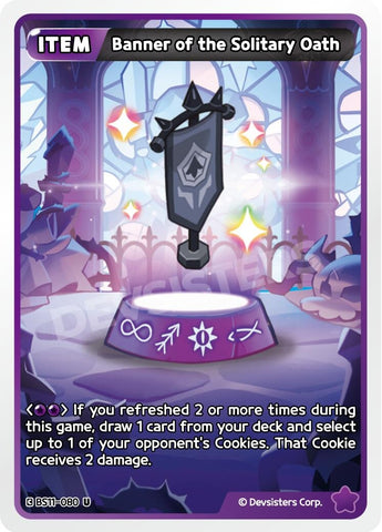 Image for Banner of the Solitary Oath (BS11-080) (BS10-BS11) - CookieRun: Braverse TCG