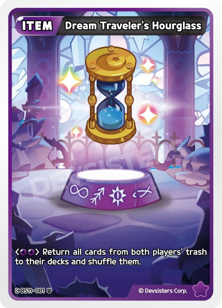 Image for Dream Traveler's Hourglass (BS11-081) (BS10-BS11) - CookieRun: Braverse TCG