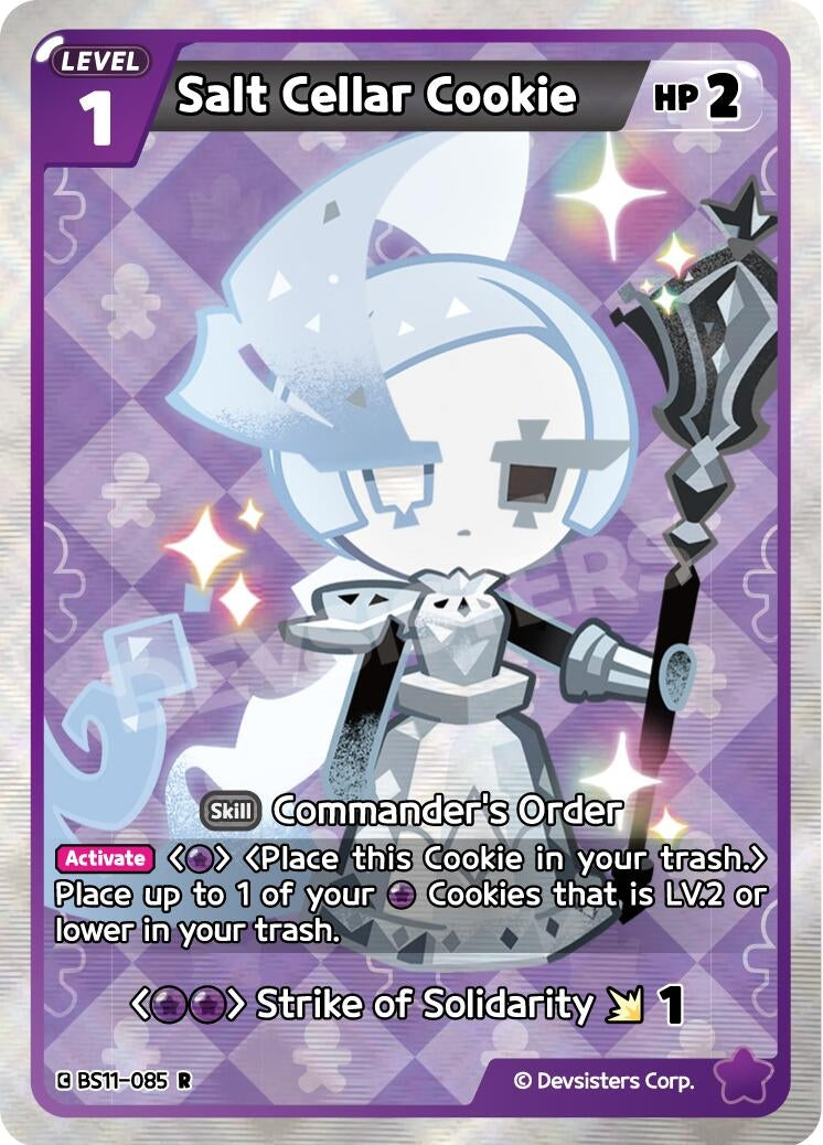 Image for Salt Cellar Cookie (085) (BS11-085) (BS10-BS11) - CookieRun: Braverse TCG
