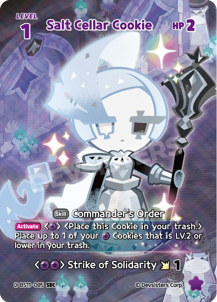 Image for Salt Cellar Cookie (085) (SEC) (BS11-085) (BS10-BS11) - CookieRun: Braverse TCG