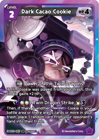 Image for Dark Cacao Cookie (BS11-087) (BS10-BS11) - CookieRun: Braverse TCG