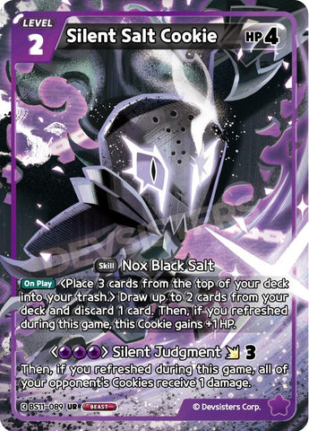 Image for Silent Salt Cookie (089) (BS11-089) (BS10-BS11) - CookieRun: Braverse TCG