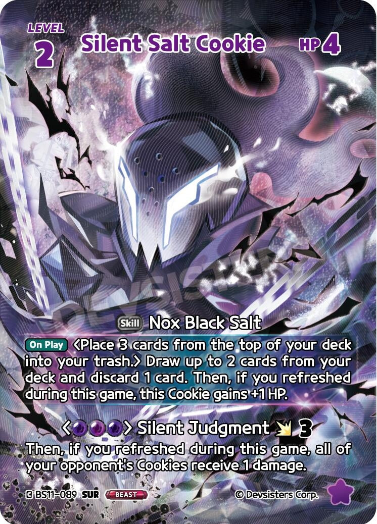 Image for Silent Salt Cookie (089) (SUR) (BS11-089) (BS10-BS11) - CookieRun: Braverse TCG