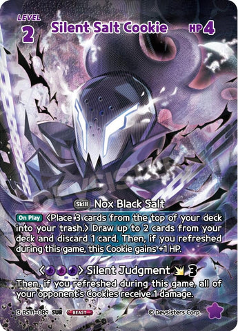 Image for Silent Salt Cookie (089) (SUR) (BS11-089) (BS10-BS11) - CookieRun: Braverse TCG