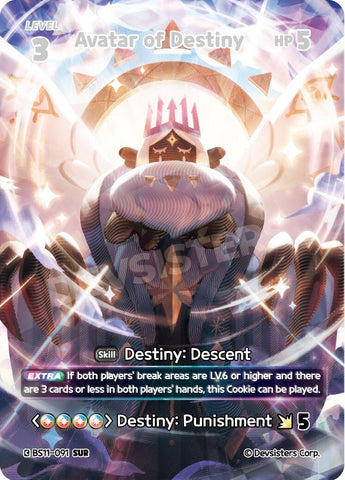 Image for Avatar of Destiny (SUR) (BS11-091) (BS10-BS11) - CookieRun: Braverse TCG