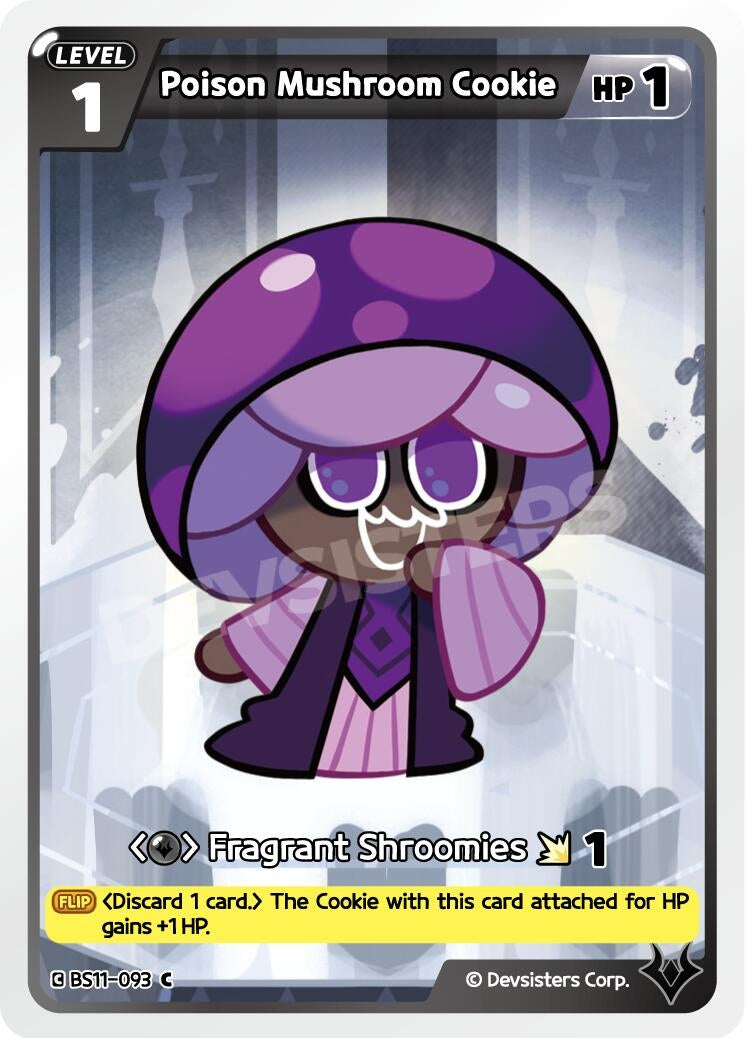Image for Poison Mushroom Cookie (BS11-093) (BS10-BS11) - CookieRun: Braverse TCG