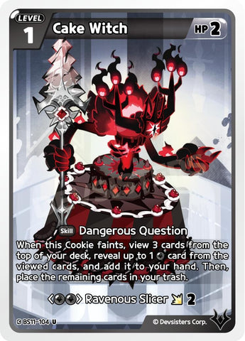 Image for Cake Witch (BS11-104) (BS10-BS11) - CookieRun: Braverse TCG