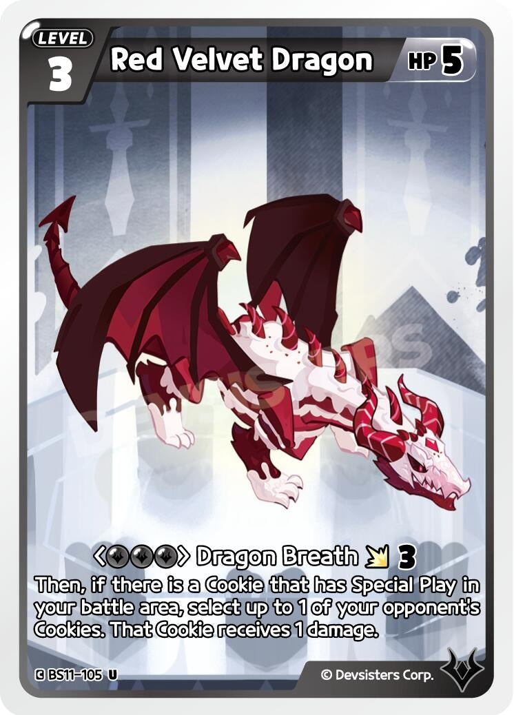 Image for Red Velvet Dragon (BS11-105) (BS10-BS11) - CookieRun: Braverse TCG