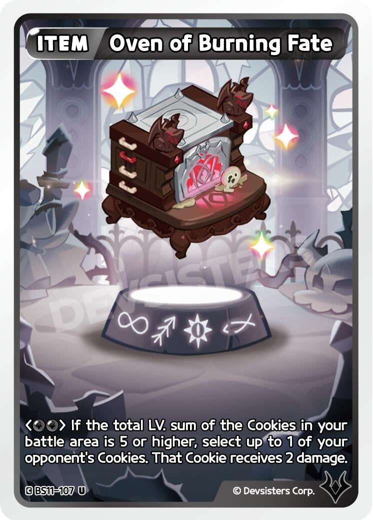 Image for Oven of Burning Fate (BS11-107) (BS10-BS11) - CookieRun: Braverse TCG