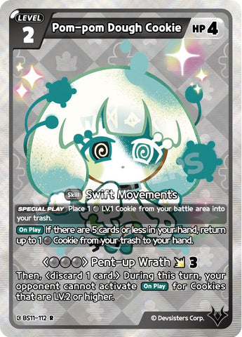 Image for Pom-pom Dough Cookie (BS11-112) (BS10-BS11) - CookieRun: Braverse TCG