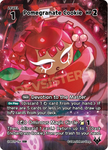 Image for Pomegranate Cookie (SSR) (BS11-114) (BS10-BS11) - CookieRun: Braverse TCG