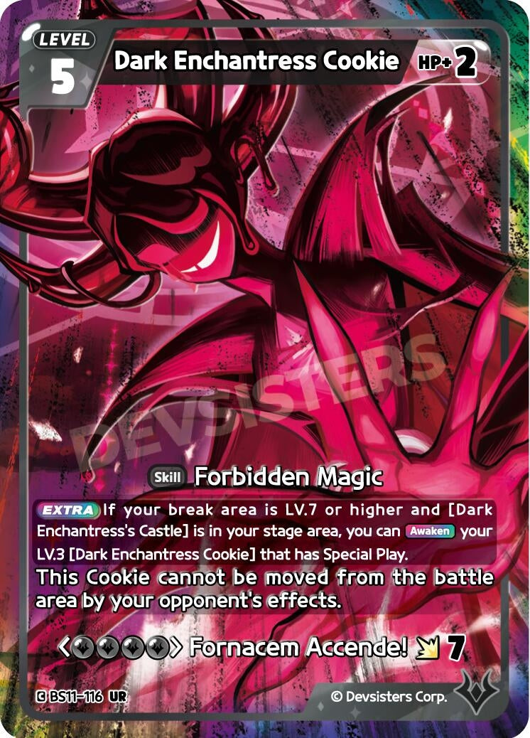 Image for Dark Enchantress Cookie (116) (BS11-116) (BS10-BS11) - CookieRun: Braverse TCG