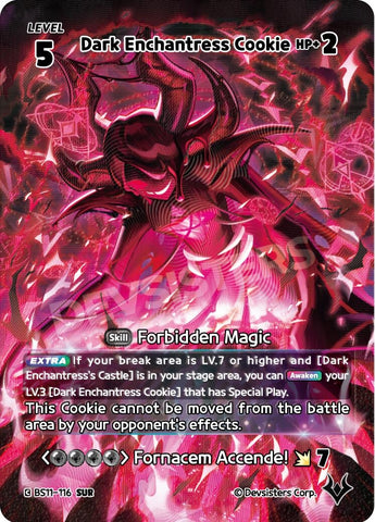 Image for Dark Enchantress Cookie (116) (SUR) (BS11-116) (BS10-BS11) - CookieRun: Braverse TCG
