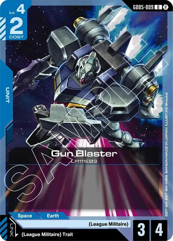 Image for Gun Blaster (GD05) - Gundam Card Game