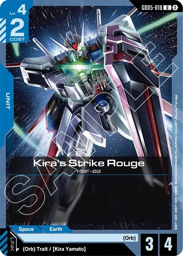 Image for Kira's Strike Rouge (GD05) - Gundam Card Game