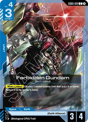 Image for Forbidden Gundam (GD05) - Gundam Card Game